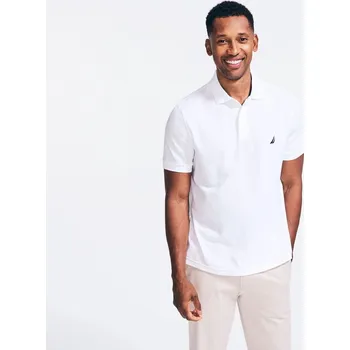 Pánské tričko NAUTICA pánské polo tričko Classic fit bílé M