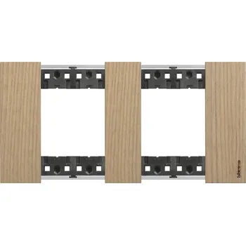 vypínač a zásuvka Rámeček BTICINO KA4802M2LM 2+2M DUB KA4802M2LM