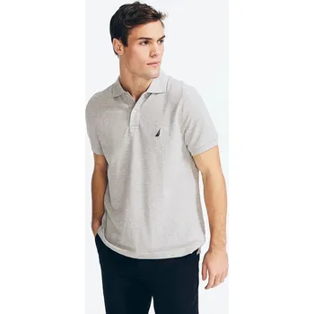 Pánské tričko NAUTICA pánské polo tričko Classic fit šedé L