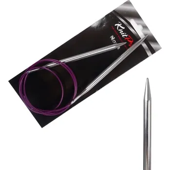 Nástroj na niť a příze Kruhové kovové jehlice Nova Metal 120 cm 6 mm