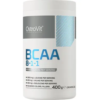 Aminokyselina OstroVit BCAA 8-1-1 - BCAA 8-1-1 (400 g, Pomeranč)