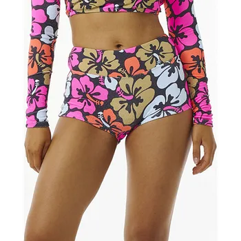 Dámské plavky Plavky Rip Curl HIBISCUS HEAT BOYLEG Multico velikost M