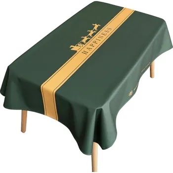 ubrus Vánoční voděodolný ubrus na stůl - burgundské,100 x 160 cm 39 x 63 palců