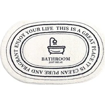 Koupelnová předložka Koberec do koupelny rychleschnoucí protiskluzový - Koupelnová předložka E,S 60 x 40 cm