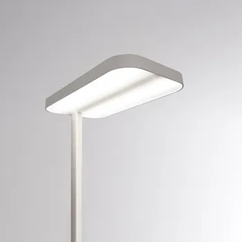 Stojací lampa Molto Luce Kvalitní kancelářská podlahová lampa System 02.1F Barva: Šedá, Stmívání: Nestmívatelné, Teplota chromatičnosti: 3000 Kelvinů 725-040013019080 Kvalitní kancelářská podlahová lampa System 02.1F