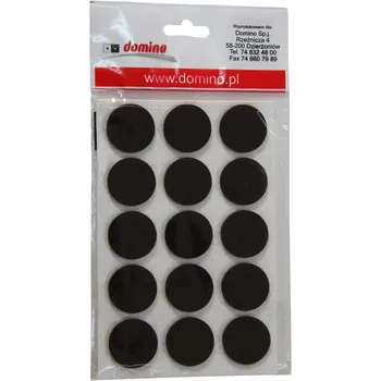 Podložka pod nábytek DOMINO Filcová podložka U Filc fi25 - 15ks hnědá