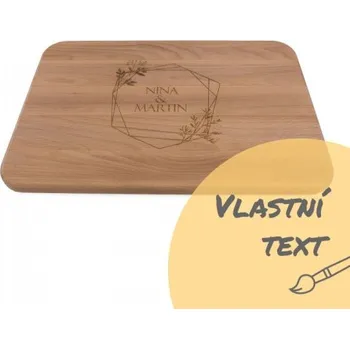 Gadget Dřevěné prkénko s vlastním nápisem (45x30)