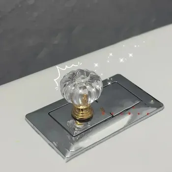 Splachovací tlačítko Tlačítko WC pro dlouhé nehty | splachovadlo na WC - koruna