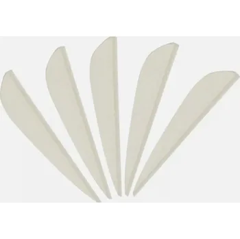 Příslušenství pro luk a kuši Plastová křidélka letka na šípy 3" / 75mm bílá