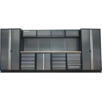 Sestava dílenského nábytku Procarosa PROFESSIONAL XXL-6 Pracovní deska: dřevěná