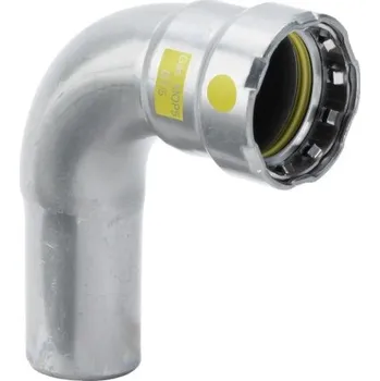 Stavebniny Viega MEGAPRESS G 4616.1 oblouk 90°, 3/4", lisovací, plyn, uhlíková ocel