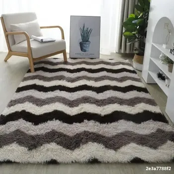 Koberec Chlupatý koberec do ložnice - 1417-D,100 x 200 cm 39 x 78 palců