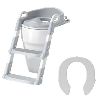 Schůdek OEM Dětské schůdky na záchod s prkénkem Barva: Bílá