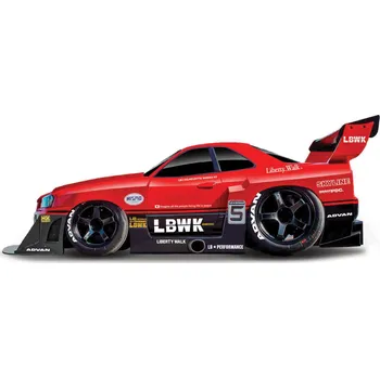 autíčko Maisto - Muscle Machines - Liberty Walk 1999 Nissan Skyline GT-R R34, 1:64