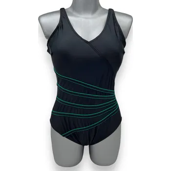 Dámské plavky Life Beach Dámské černé jednodílné plavky bez kostice a odepínací vložkou Barva: Černá, Velikost: XL