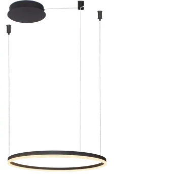 Moderní lustr Halo 60 černá