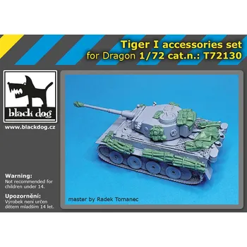 Plastikový model Blackdog 1/72 Tiger I accesssories set (DRAG)