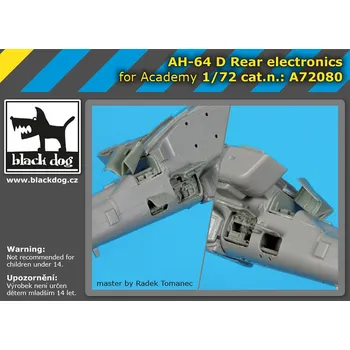 Plastikový model Blackdog 1/72 AH-64D Rear electronics (ACAD)