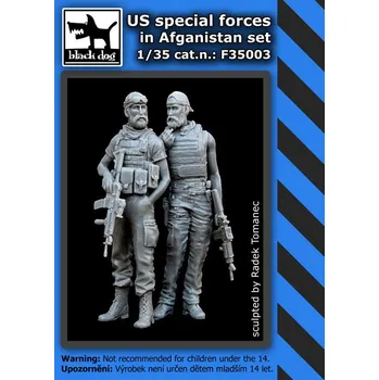 Plastikový model Blackdog 1/35 US Special Forces in Afghanistan Set (2 fig.)