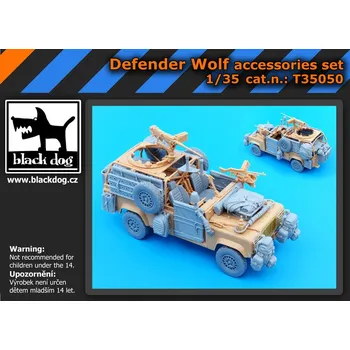 Plastikový model Blackdog 1/35 Defender Wolf accessories set (HOBBYB)
