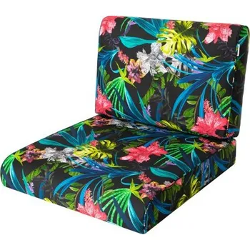 Polštář Polštář na ratanovou židli NEL R1 barevné listí