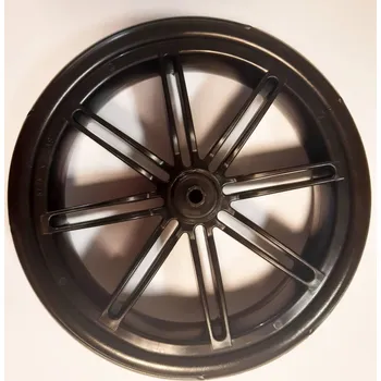 Kolo ke kočárku Dorjan Náhradní kolečko ke kočárkům 10" FR PĚNA (přední menší) ČERNÉ