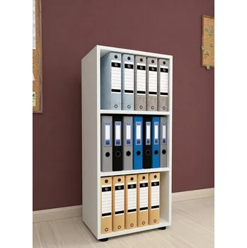 Komoda Regál s policemi KIERA 3 barva bílá