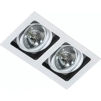 Podledové svítidlo Sisto 2 bílé/černé