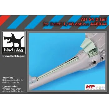 Plastikový model Blackdog 1/48 AH-64 D tail (ITALERI)