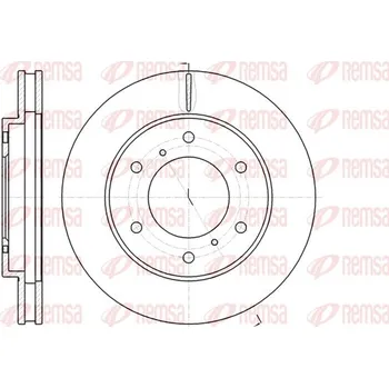 Brzdový kotouč Brzdový kotouč REMSA 61118.10