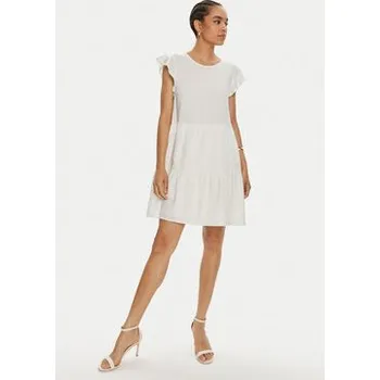 Dámské šaty Vila Letní šaty Summer 14098932 Bílá Regular Fit 40
