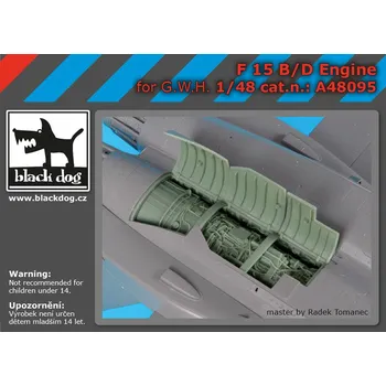 Plastikový model Blackdog 1/48 F-15 B/D engine (G.W.H.)