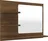Koupelnové zrcadlo kompozitní dřevo/akryl 60 x 10,5 x 45 cm, hnědý dub