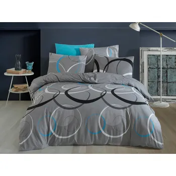 Povlečení Brotex Povlečení francouzské bavlna 220x200,70x90 Toronto bluegrey