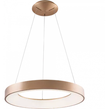 Moderní lustr Santana 80 Cct zlatá + dálkové ovládání