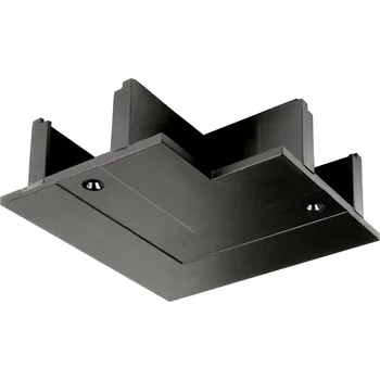 Bodové svítidlo Deko-Light 3-fázový kolejnicový systém - D Line DALI vestavný krycí panel 90°-spojka, černá 710529