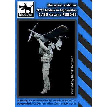 Plastikový model Blackdog 1/35 German soldier /EMT/ in Afghanistan (1 fig.)