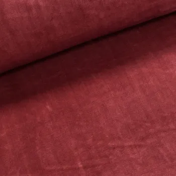 Plyš / mikroplyš 030, oboustranný, jednobarevná starorůžová, š.150cm (látka v metráži)