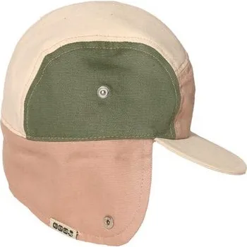 Kšiltovka KiETLA Kšiltovka s ochranou krku s UV ochranou 0-1 rok - Green / Natural / Pink