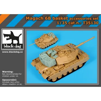 Plastikový model Blackdog 1/35 Magach 6B basket accessories set (ACAD)