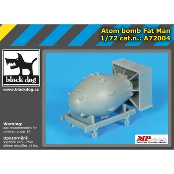 Plastikový model Blackdog 1/72 Atom bomb - Fat Man