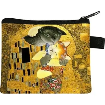 Malá dámská peněženka s motivem kočky - 21