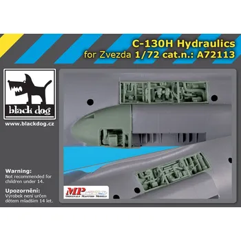 Plastikový model Blackdog 1/72 C-130H Hercules Hydraulics (ZVE)