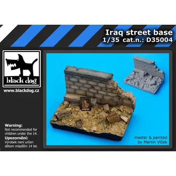 Plastikový model Blackdog 1/35 Iraq street base (resin set)