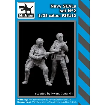 Plastikový model Blackdog 1/35 Navy Seals Set No.2 (2 fig.)