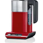 Bosch Haushalt Styline rychlovarná konvice, bezšňůrová, ochrana proti přehřátí, červená, TWK8614P