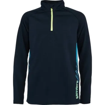 Chlapecké oblečení Chlapecká mikina Umbro CYPHER QUARTER ZIP - JNR ym Tmavě modrá, Tyrkysová