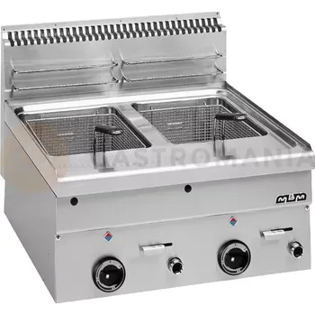 Stolní pila Plynová fritéza nástolní - 8 l + 8 l, Minima 600 | MBM, GF66