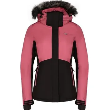 Dámská bunda ALPINE PRO PESSA M Černá, Růžová