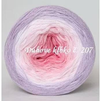 Příze Duhové klubíčko 207, 3nitka 750 m